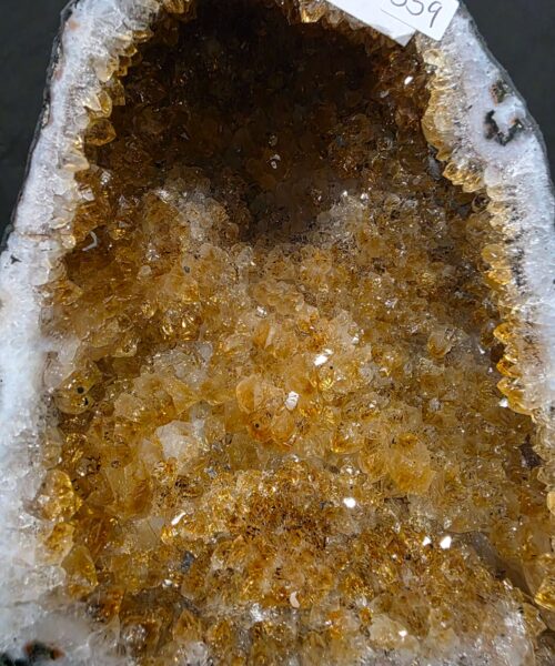 Citrine Geode 559 Crystal Cluster Druzy Premium Grade 5.47kg H22xW19xD13cm - Image 5