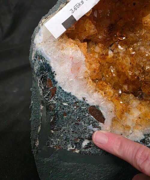 Citrine Geode 560 Crystal Cluster Druzy Premium Grade 3.65kg H20xW15xD10cm - Image 3