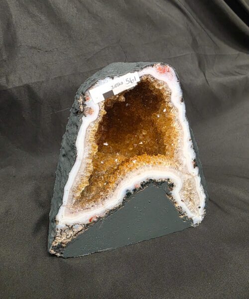 Citrine Geode 561 Crystal Cluster Druzy Premium Grade 3.65kg H17xW16xD11cm - Image 9