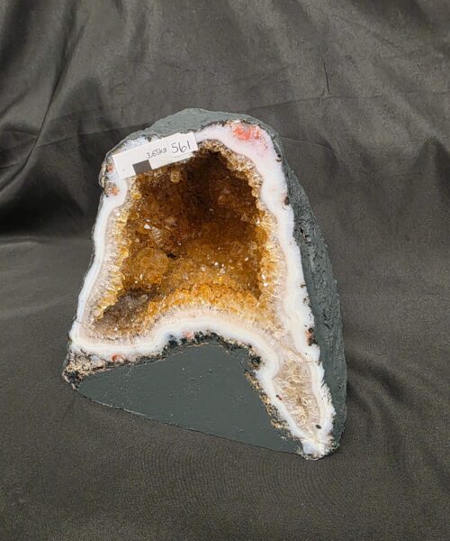Citrine Geode 561 Crystal Cluster Druzy Premium Grade 3.65kg H17xW16xD11cm - Image 8