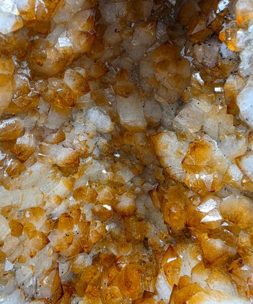 Citrine Geode 563 Crystal Cluster Druzy Premium Grade 7.07g H32xW19xD12cm - Image 4