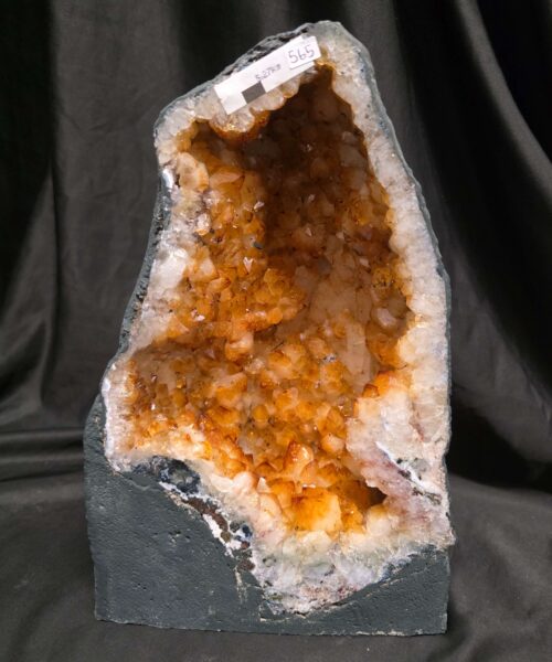 Citrine Geode 565 Crystal Cluster Druzy Premium Grade 5.27kg H30xW19xD10cm - Image 10