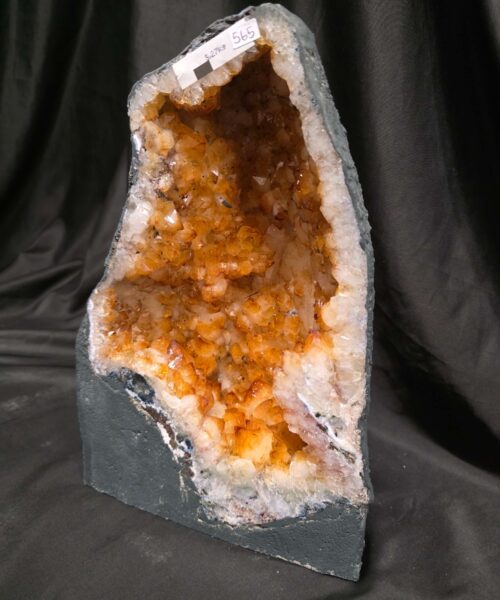 Citrine Geode 565 Crystal Cluster Druzy Premium Grade 5.27kg H30xW19xD10cm - Image 9