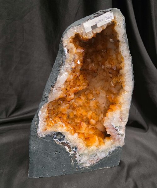 Citrine Geode 565 Crystal Cluster Druzy Premium Grade 5.27kg H30xW19xD10cm - Image 8