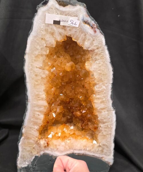Citrine Geode 566 Crystal Cluster Druzy Premium Grade 6.26kg H32xW18xD11cm - Image 7