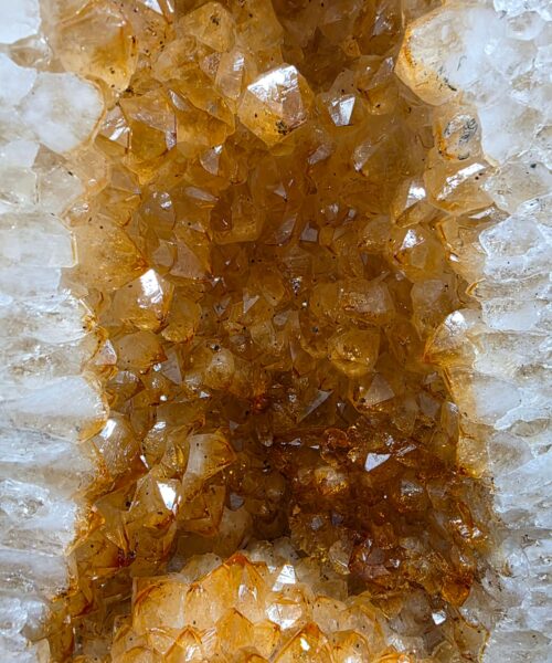 Alternative view of Citrine Geode 566 Crystal Cluster Druzy Premium Grade 6.26kg H32xW18xD11cm