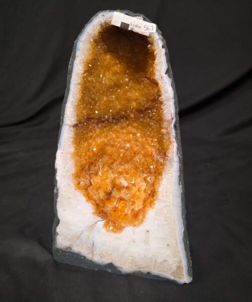 Citrine Geode 567 Crystal Cluster Druzy Premium Grade 9.14kg H33xW20xD15cm - Image 8