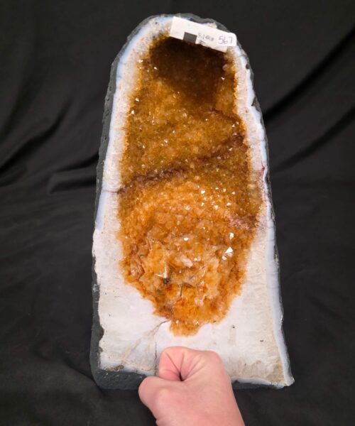 Citrine Geode 567 Crystal Cluster Druzy Premium Grade 9.14kg H33xW20xD15cm - Image 7