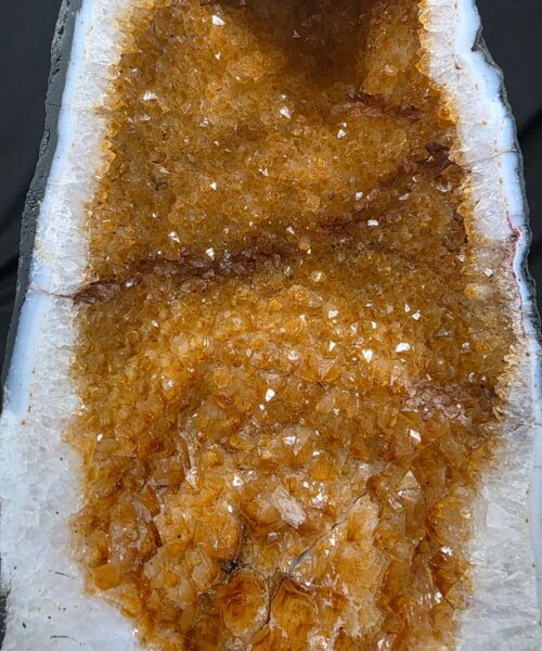 Citrine Geode 567 Crystal Cluster Druzy Premium Grade 9.14kg H33xW20xD15cm - Image 4
