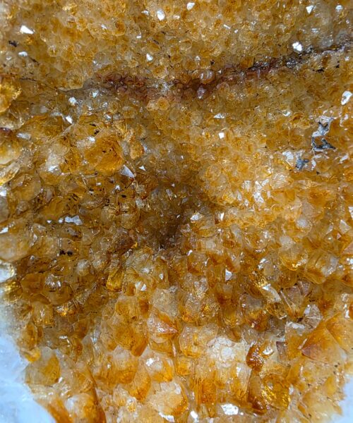 Citrine Geode 571 Crystal Cluster Druzy Premium Grade 7.71g H34xW19xD11cm - Image 4