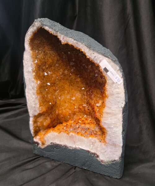 Citrine Geode 573 Crystal Cluster Druzy Premium Grade 11.41kg H32xW23xD13cm - Image 9
