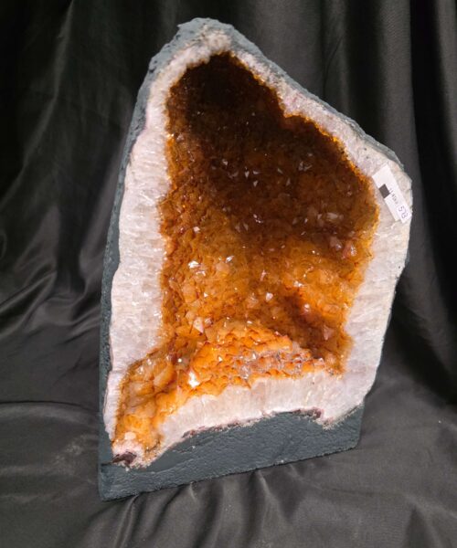 Citrine Geode 573 Crystal Cluster Druzy Premium Grade 11.41kg H32xW23xD13cm - Image 8