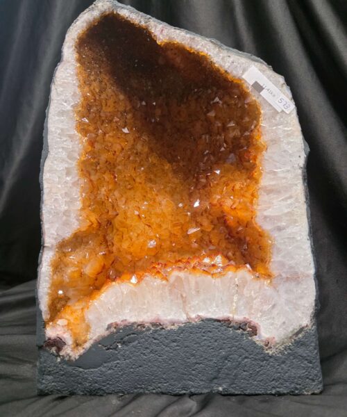 Alternative view of Citrine Geode 573 Crystal Cluster Druzy Premium Grade 11.41kg H32xW23xD13cm