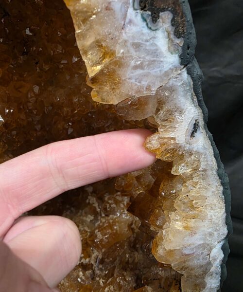 Citrine Geode 576 Crystal Cluster Druzy Premium Grade 11.7kg H34xW24xD16cm - Image 3