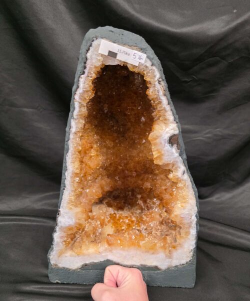Citrine Geode 576 Crystal Cluster Druzy Premium Grade 11.7kg H34xW24xD16cm - Image 7