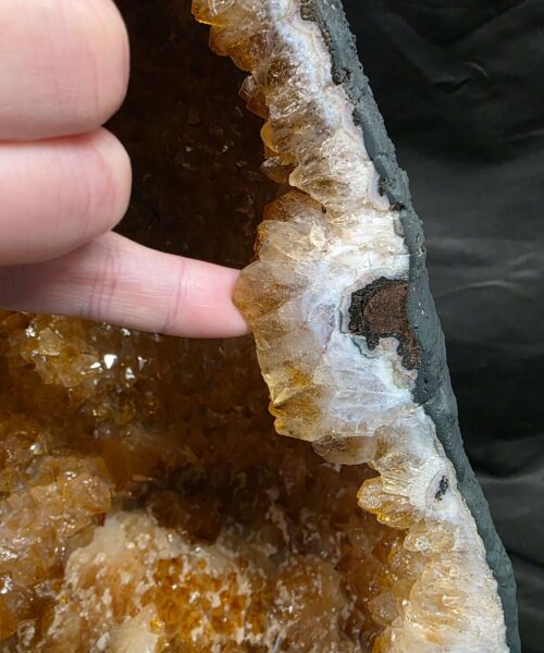 Citrine Geode 576 Crystal Cluster Druzy Premium Grade 11.7kg H34xW24xD16cm - Image 4