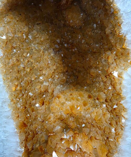 Citrine Geode PAIR 578 & 579 Crystal Cluster Druzy Premium Grade 13kg each H36xW19xD12cm - Image 4
