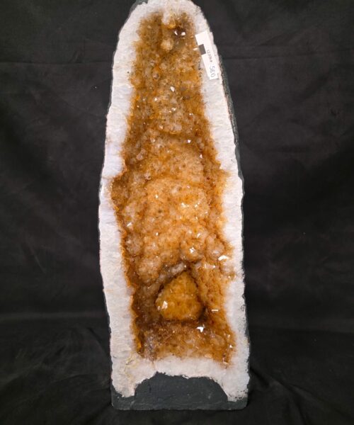 Tall Citrine Geode 580 Crystal Cluster Druzy Premium Grade 12.93kg H49xW19xD17cm - Image 10