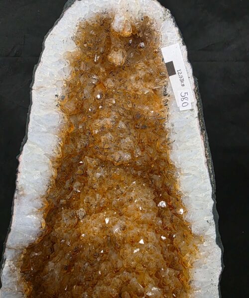 Tall Citrine Geode 580 Crystal Cluster Druzy Premium Grade 12.93kg H49xW19xD17cm - Image 6