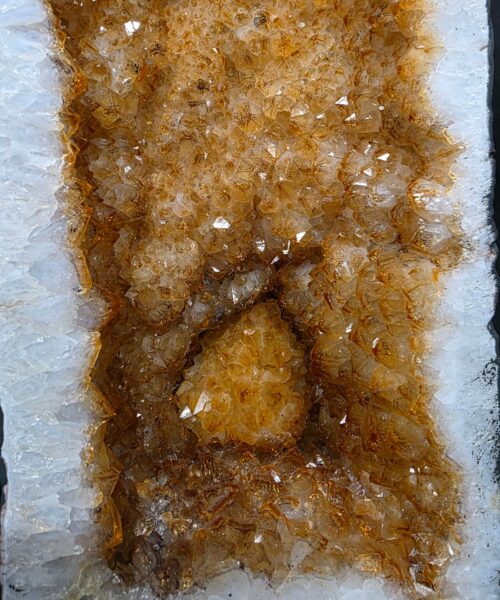 Tall Citrine Geode 580 Crystal Cluster Druzy Premium Grade 12.93kg H49xW19xD17cm - Image 4