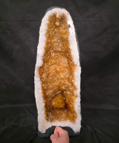 Tall Citrine Geode 580 Crystal Cluster Druzy Premium Grade 12.93kg H49xW19xD17cm - Image 3