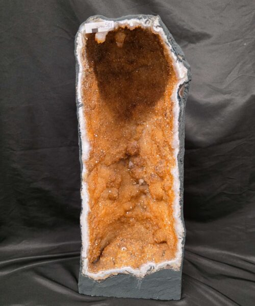 Tall Citrine Geode 581 Crystal Cluster Druzy Premium Grade 16.79kg H53xW21xD17cm - Image 11