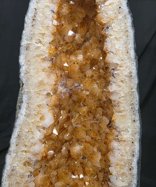 Tall Citrine Geode 582 Crystal Cluster Druzy Premium Grade 17.63kg H59xW22xD15cm - Image 6