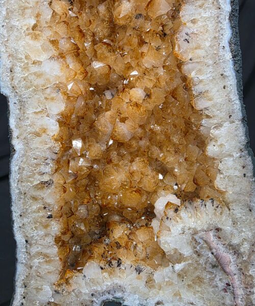 Tall Citrine Geode 582 Crystal Cluster Druzy Premium Grade 17.63kg H59xW22xD15cm - Image 4