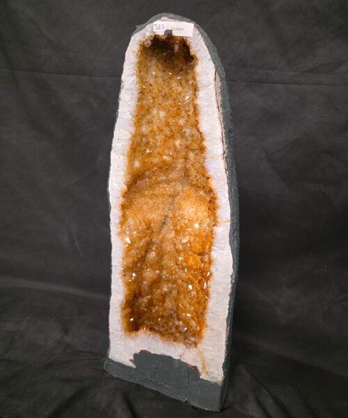 Tall Citrine Geode 583 Crystal Cluster Druzy Premium Grade 13.48kg H52xW20xD16cm - Image 8