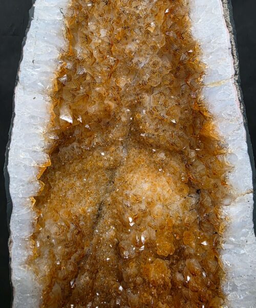 Tall Citrine Geode 583 Crystal Cluster Druzy Premium Grade 13.48kg H52xW20xD16cm - Image 5