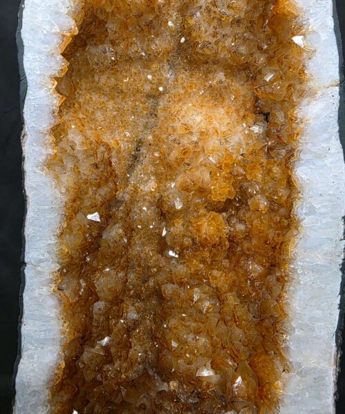 Tall Citrine Geode 583 Crystal Cluster Druzy Premium Grade 13.48kg H52xW20xD16cm - Image 4