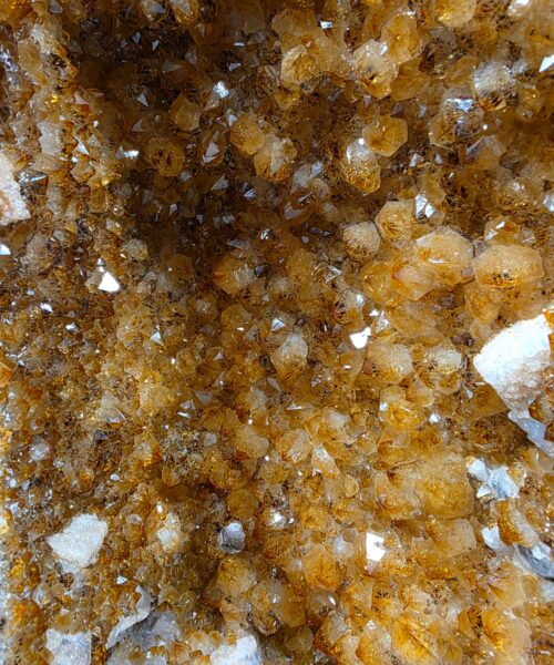 Citrine Geode 584 Crystal Cluster Druzy Premium Grade 12.83g H43xW22xD14cm - Image 2
