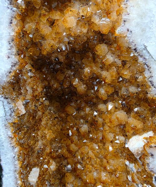 Citrine Geode 584 Crystal Cluster Druzy Premium Grade 12.83g H43xW22xD14cm - Image 5