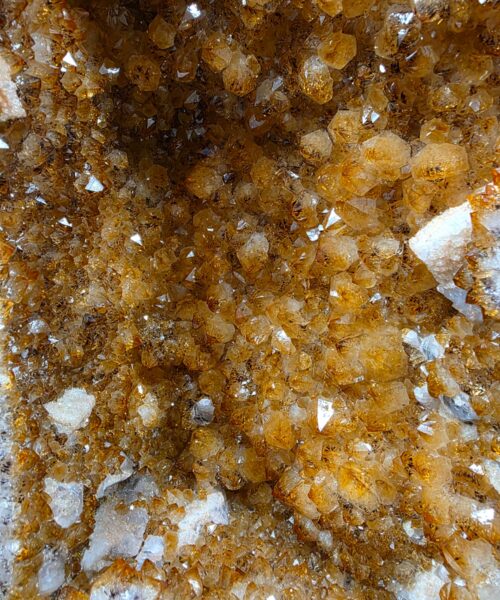 Citrine Geode 584 Crystal Cluster Druzy Premium Grade 12.83g H43xW22xD14cm - Image 4