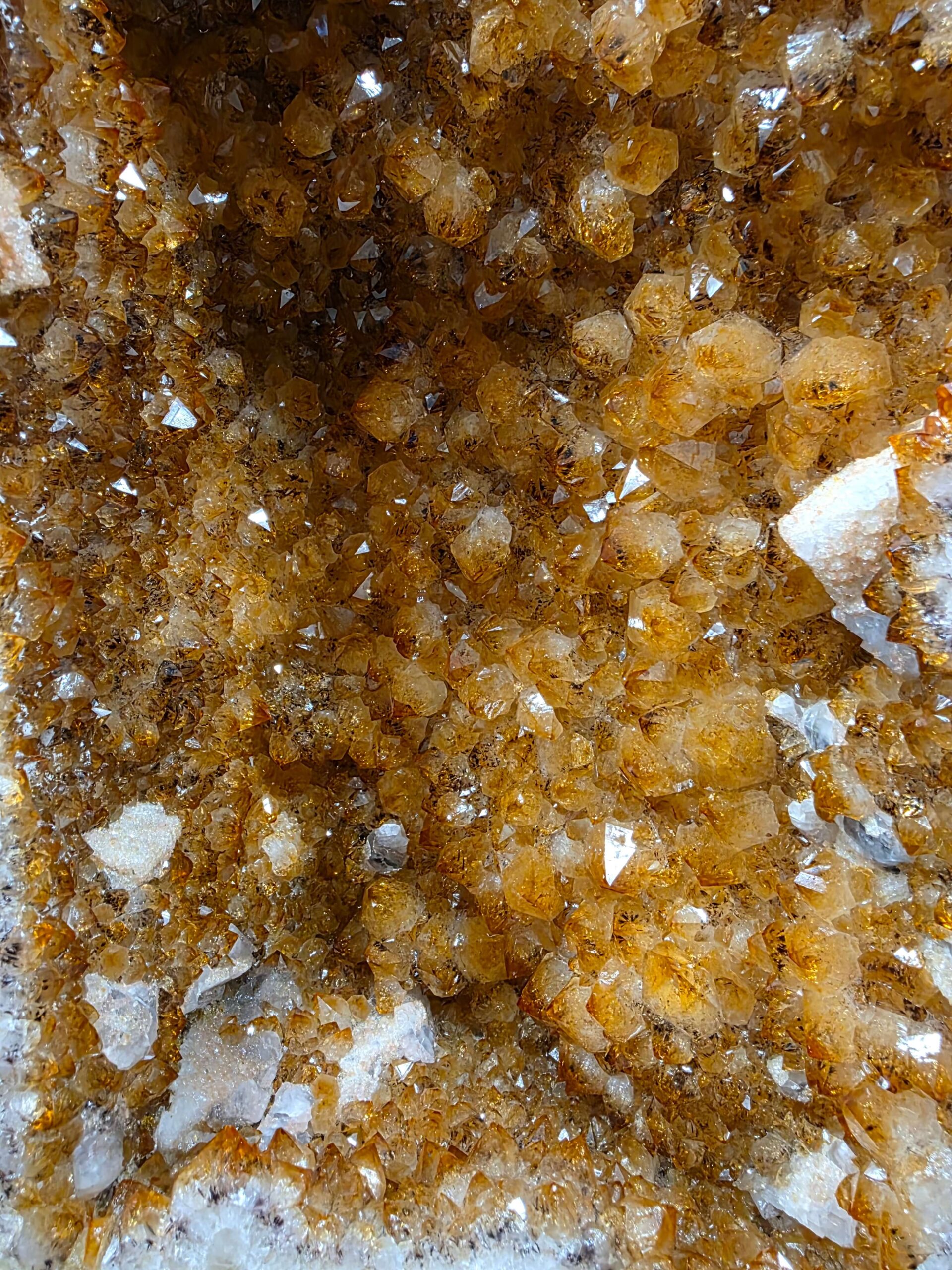 Citrine Geode 584 Crystal Cluster Druzy Premium Grade 12.83g H43xW22xD14cm - Image 4