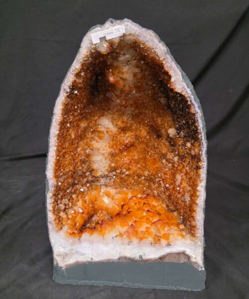Citrine Geode 587 Crystal Cluster Druzy Premium Grade 17.81kg H41xW26xD16cm - Image 11