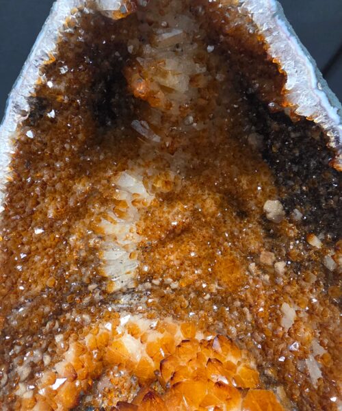 Citrine Geode 587 Crystal Cluster Druzy Premium Grade 17.81kg H41xW26xD16cm - Image 6