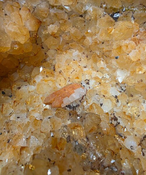 Alternative view of Tall Citrine Geode 591 Crystal Cluster Druzy Premium Grade 29.44kg H58xW28xD16cm