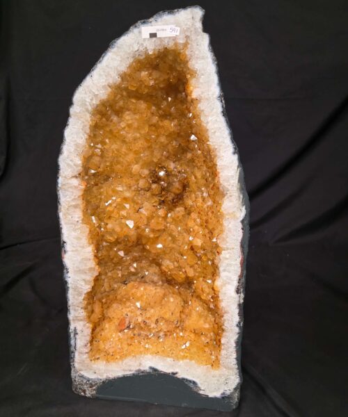 Tall Citrine Geode 591 Crystal Cluster Druzy Premium Grade 29.44kg H58xW28xD16cm - Image 10