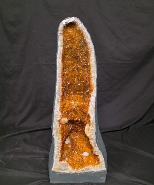 Tall Citrine Geode 595 Crystal Cluster Druzy Premium Grade 40.9kg H71xW27xD25cm - Image 10
