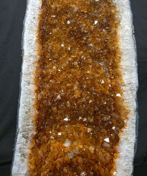 Tall Citrine Geode 595 Crystal Cluster Druzy Premium Grade 40.9kg H71xW27xD25cm - Image 5