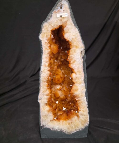 Tall Citrine Geode 596 Crystal Cluster Druzy Premium Grade 32.9kg H64xW24xD17cm - Image 12