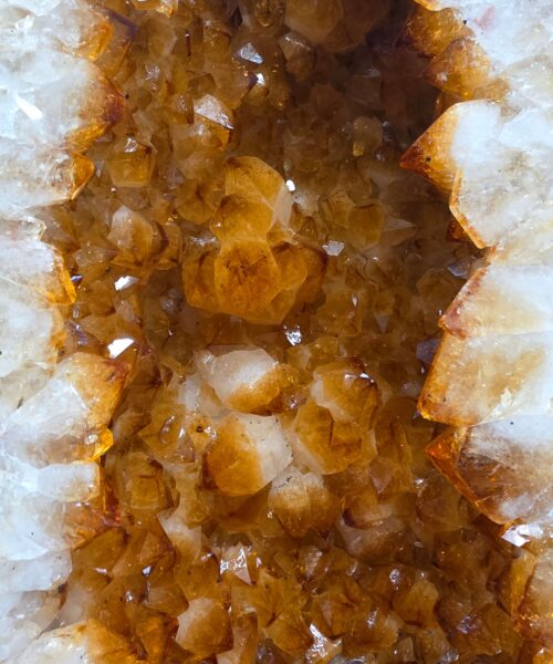 Tall Citrine Geode 596 Crystal Cluster Druzy Premium Grade 32.9kg H64xW24xD17cm - Image 7