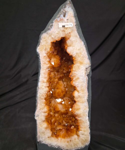 Tall Citrine Geode 596 Crystal Cluster Druzy Premium Grade 32.9kg H64xW24xD17cm - Image 5