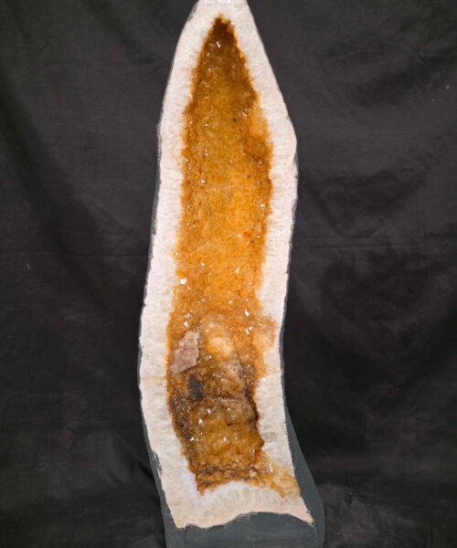 Very Tall Citrine Geode 599 Crystal Cluster Druzy Premium Grade 39kg H83xW25xD18cm - Image 11