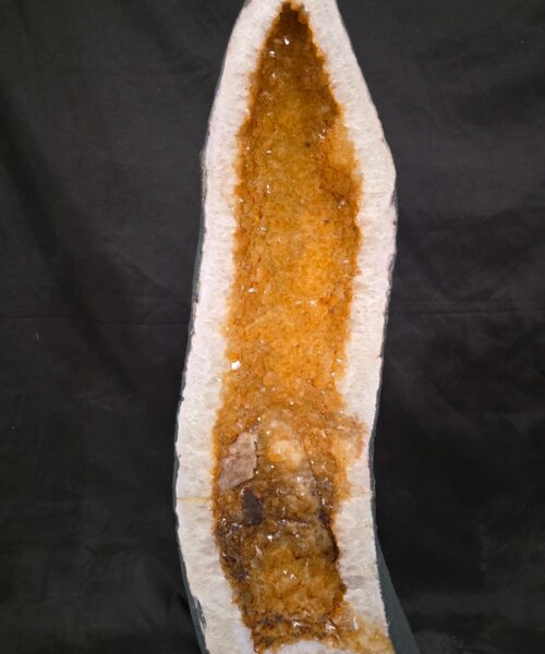Alternative view of Very Tall Citrine Geode 599 Crystal Cluster Druzy Premium Grade 39kg H83xW25xD18cm
