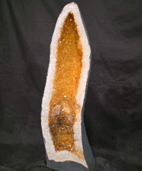 Very Tall Citrine Geode 599 Crystal Cluster Druzy Premium Grade 39kg H83xW25xD18cm - Image 9