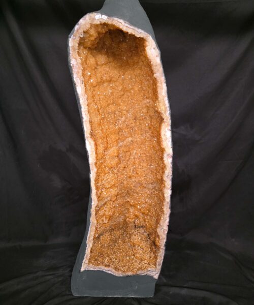 Very Tall Citrine Geode 601 Crystal Cluster Druzy Premium Grade 108kg H111xW33xD33cm - Image 11