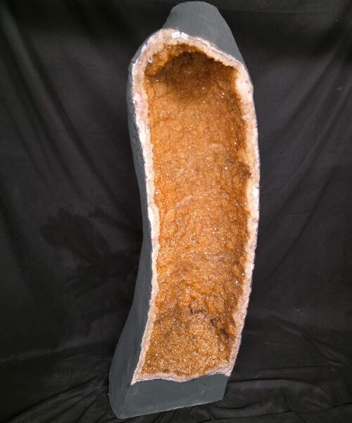 Very Tall Citrine Geode 601 Crystal Cluster Druzy Premium Grade 108kg H111xW33xD33cm - Image 10