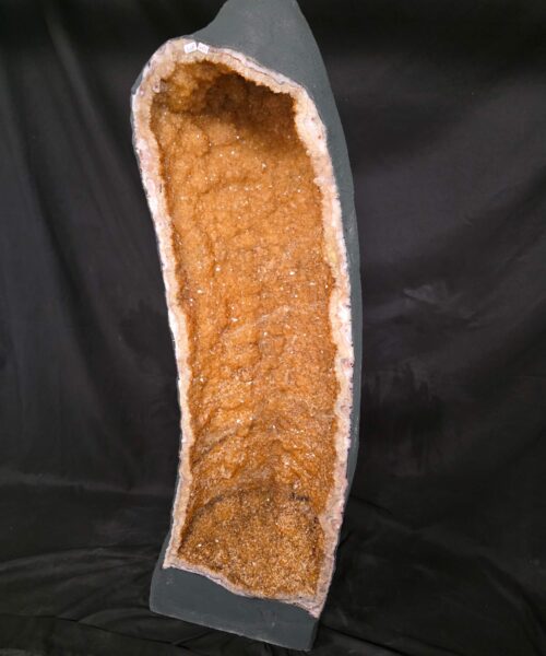 Very Tall Citrine Geode 601 Crystal Cluster Druzy Premium Grade 108kg H111xW33xD33cm - Image 9